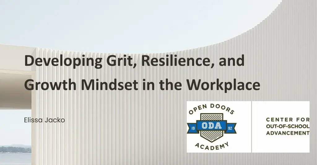 developing grit resilience and growth mindset