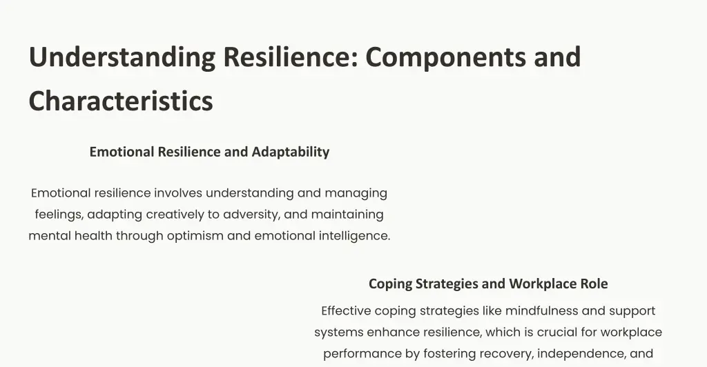 understanding resilience components