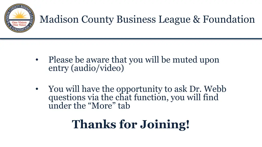 madison county business league foundation