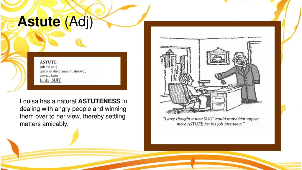 astute adj