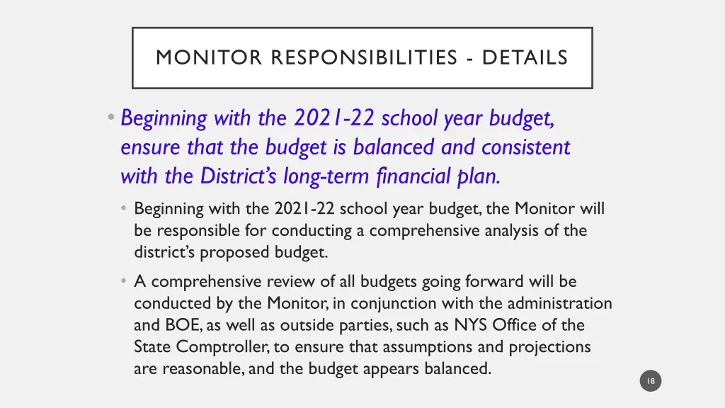 monitor responsibilities details 4
