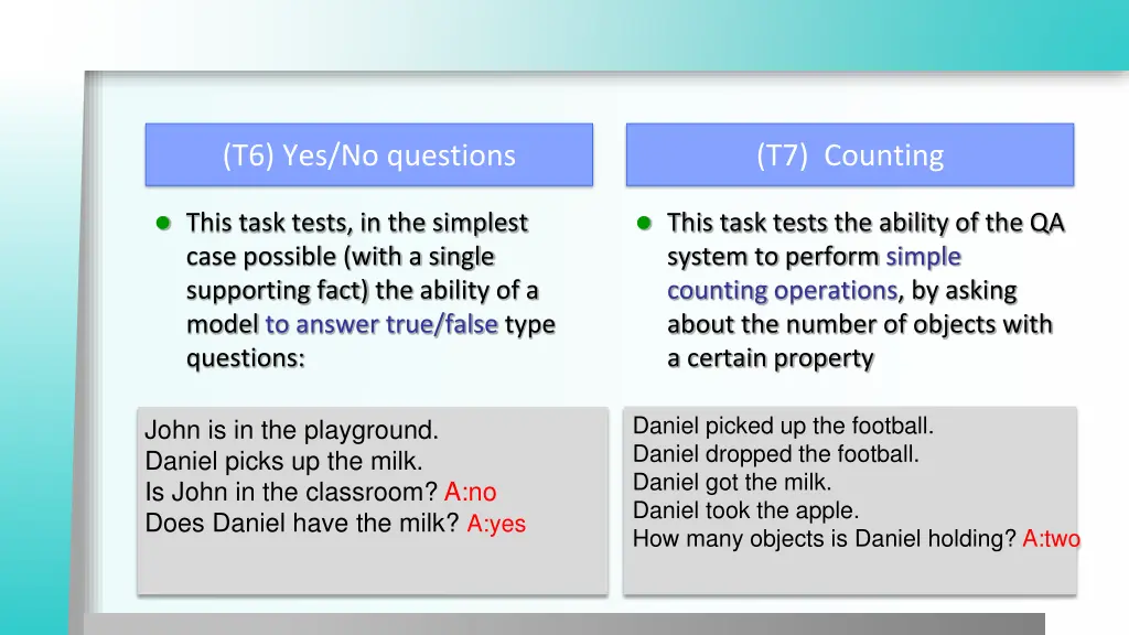 t6 yes no questions
