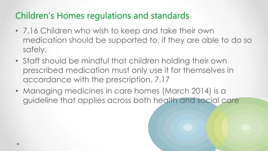 children s homes regulations and standards