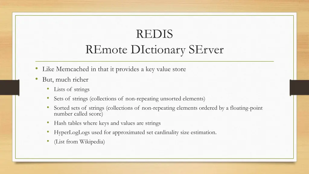 redis