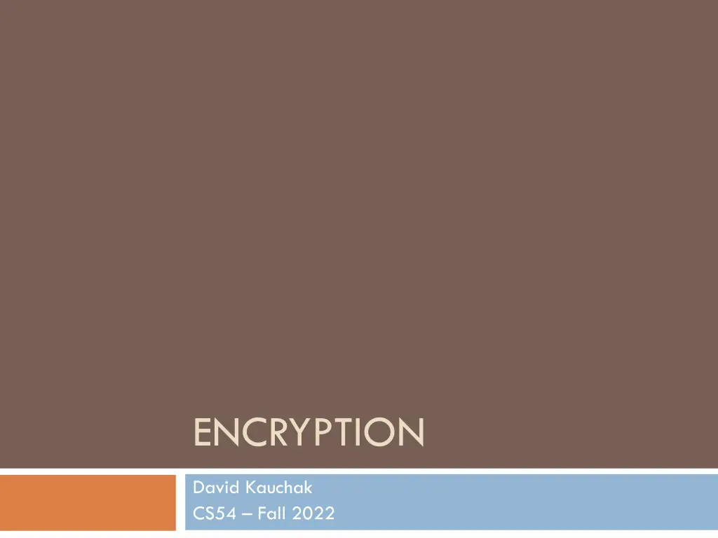 encryption