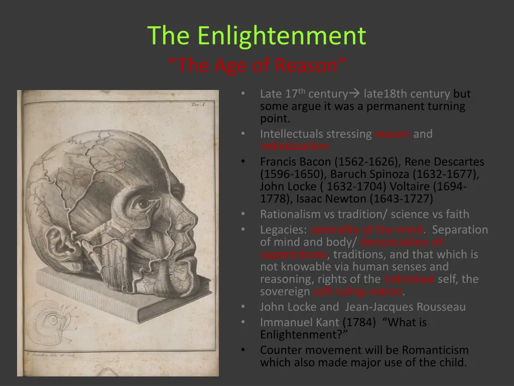 the enlightenment the age of reason