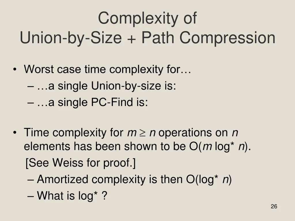 complexity of