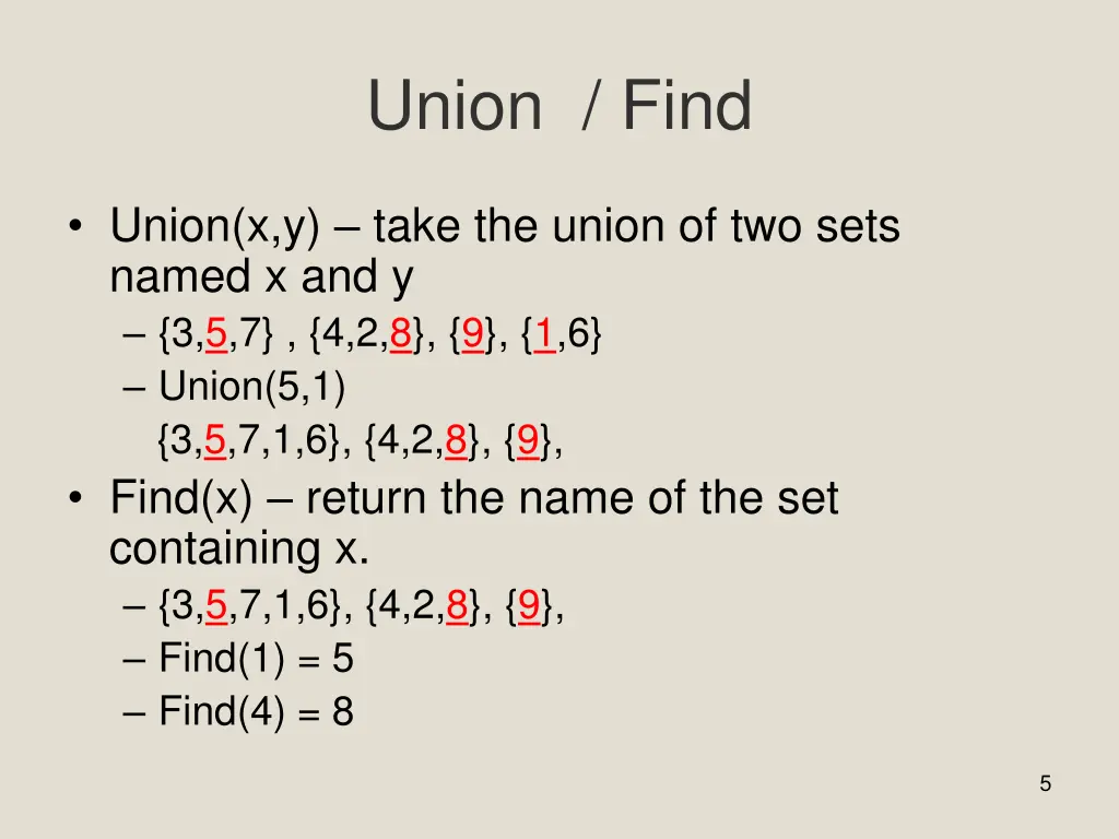 union find