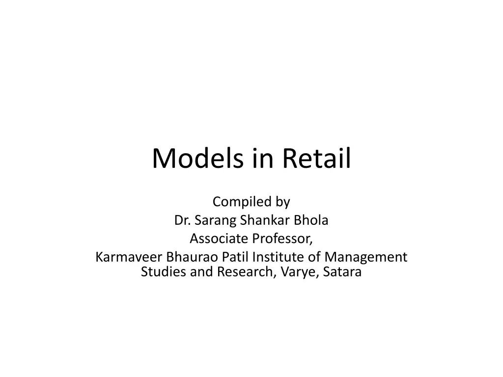 models in retail