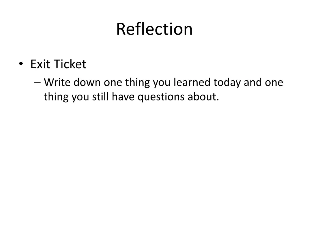 reflection