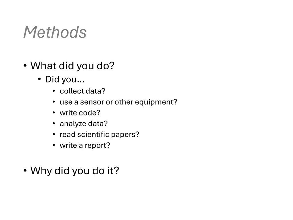 methods