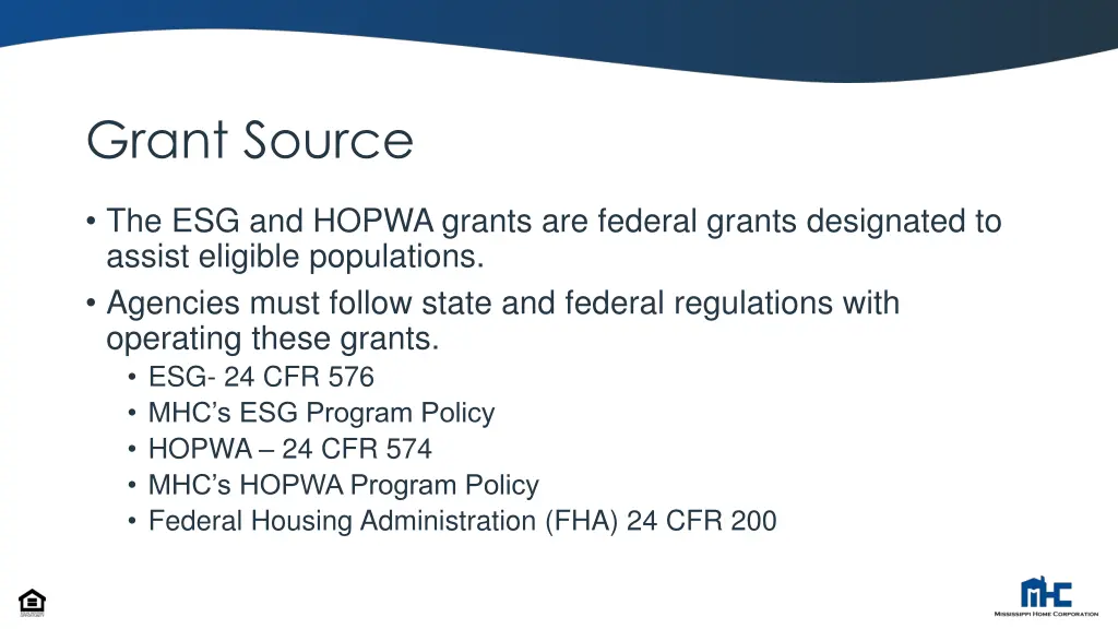 grant source