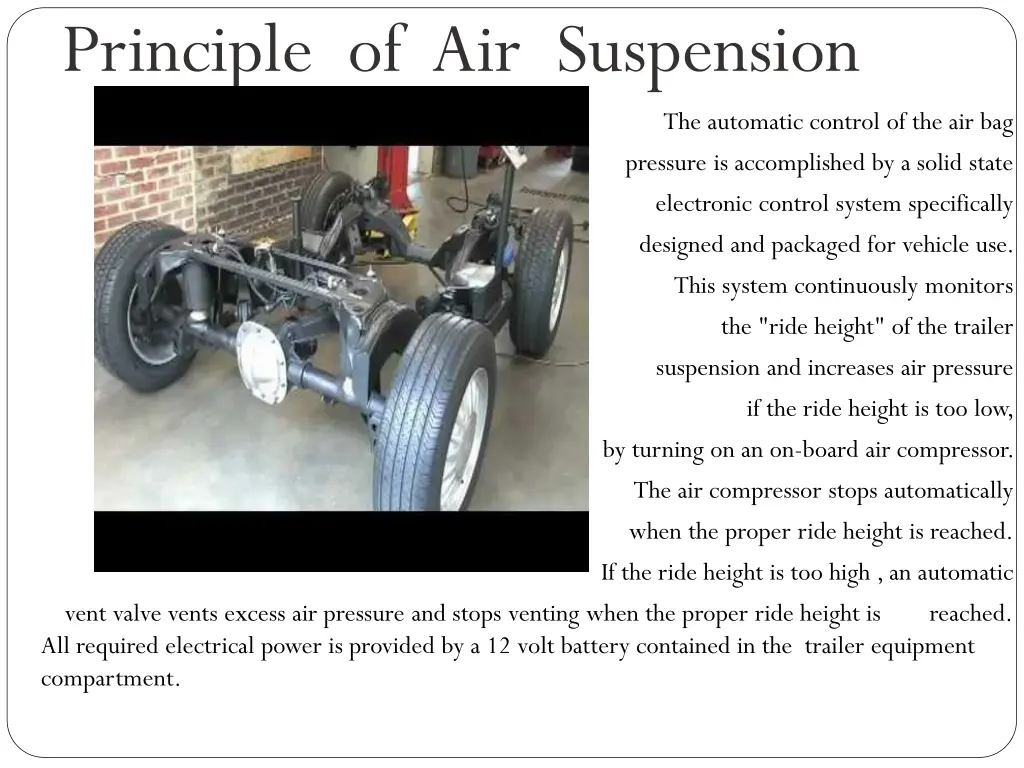 principle of air suspension