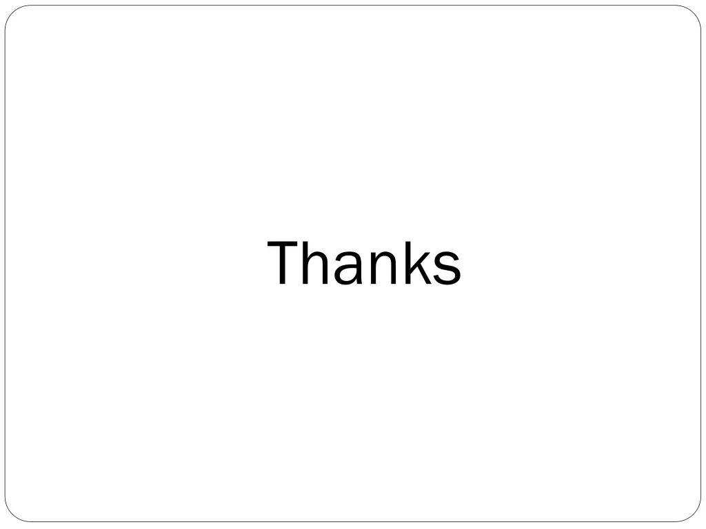 thanks