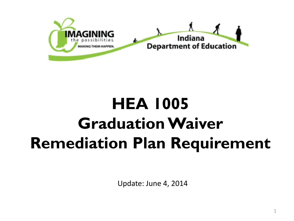 hea 1005 graduation waiver remediation plan
