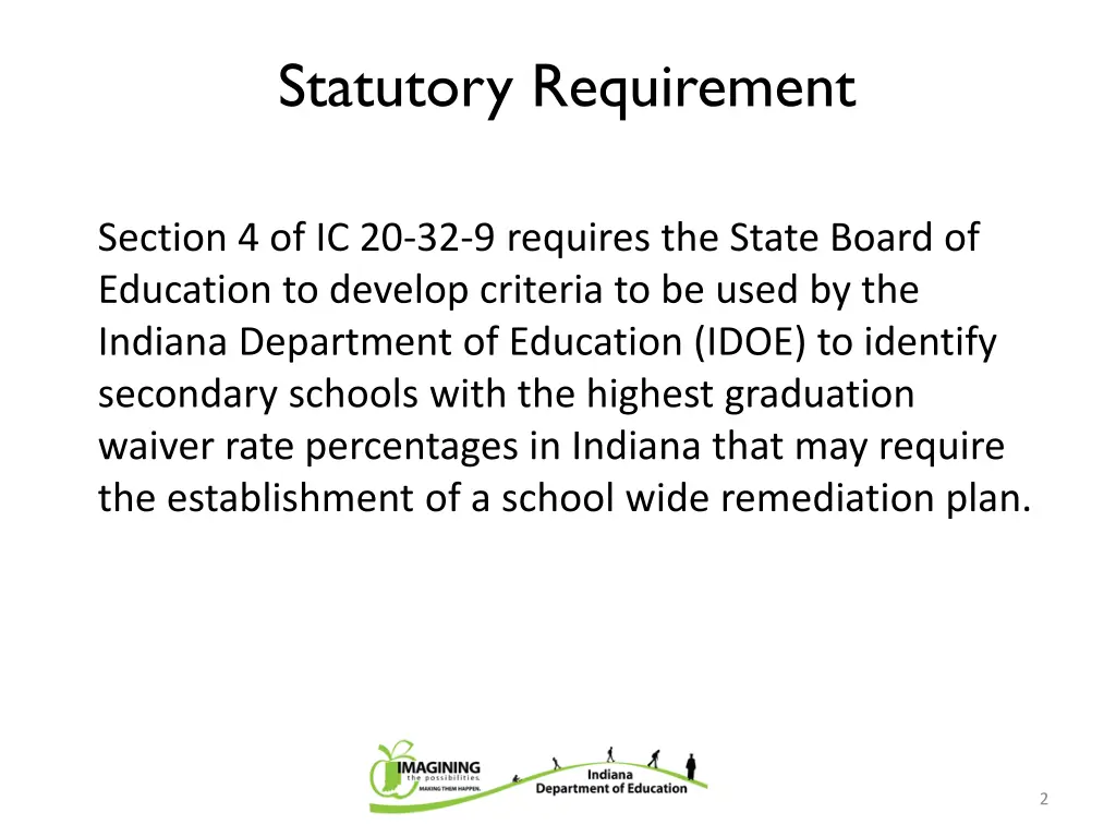 statutory requirement