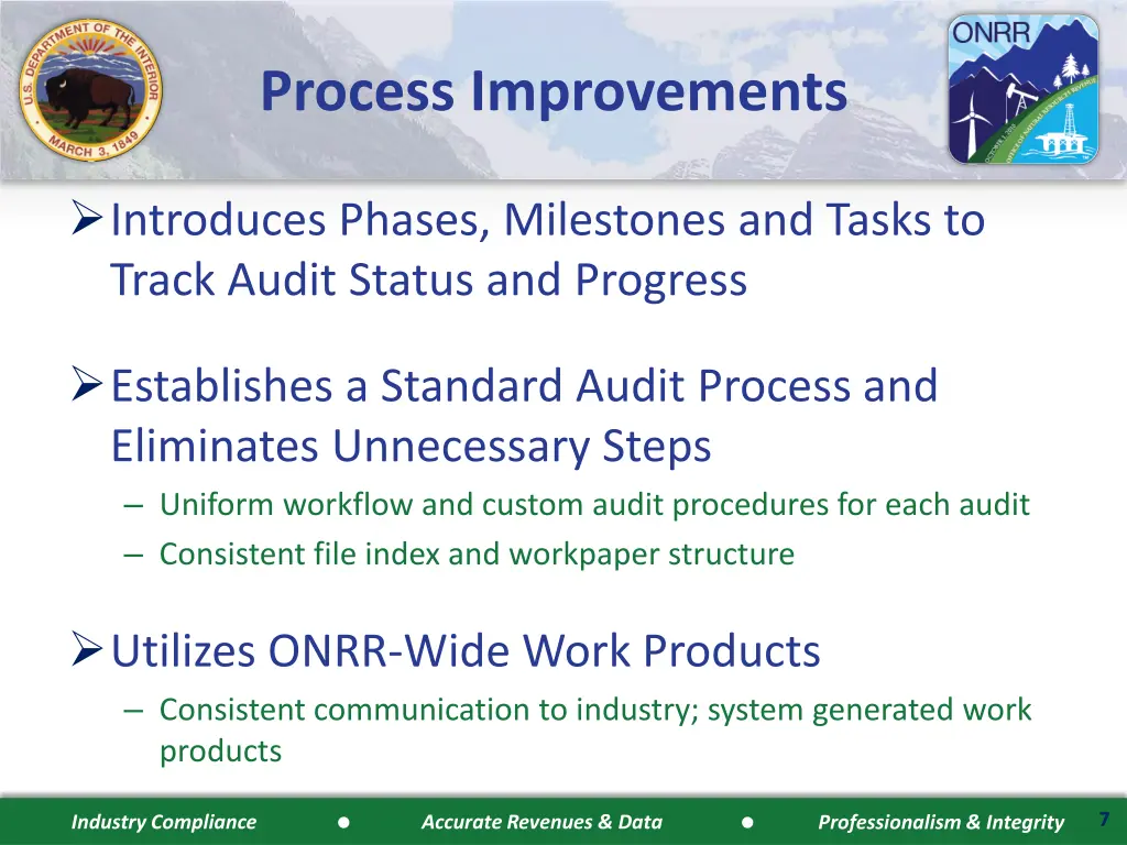 process improvements