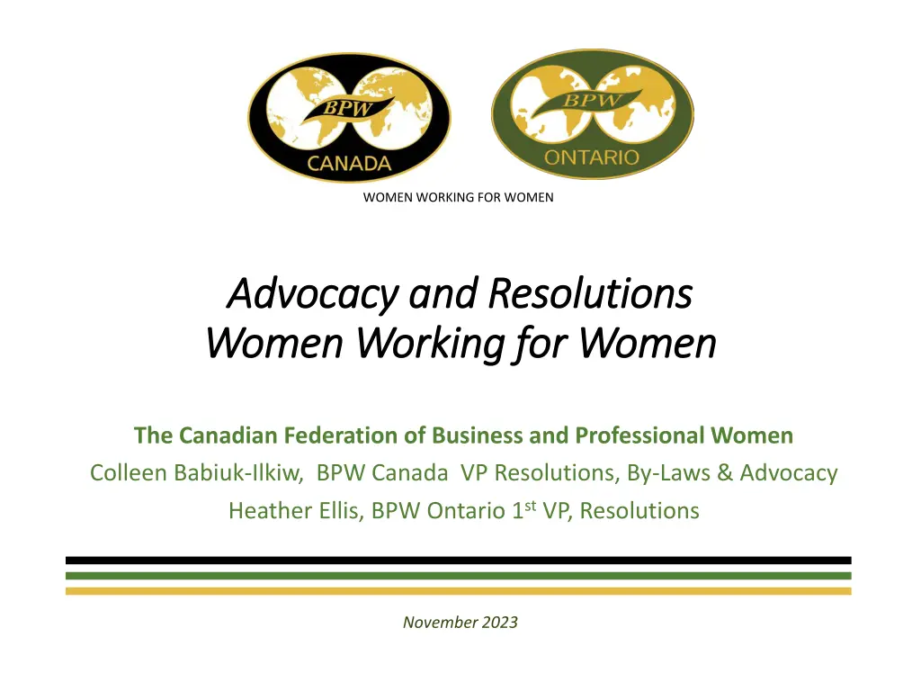 women working for women
