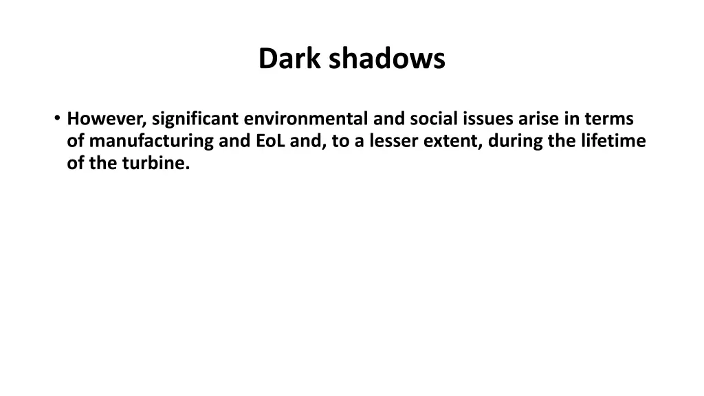 dark shadows