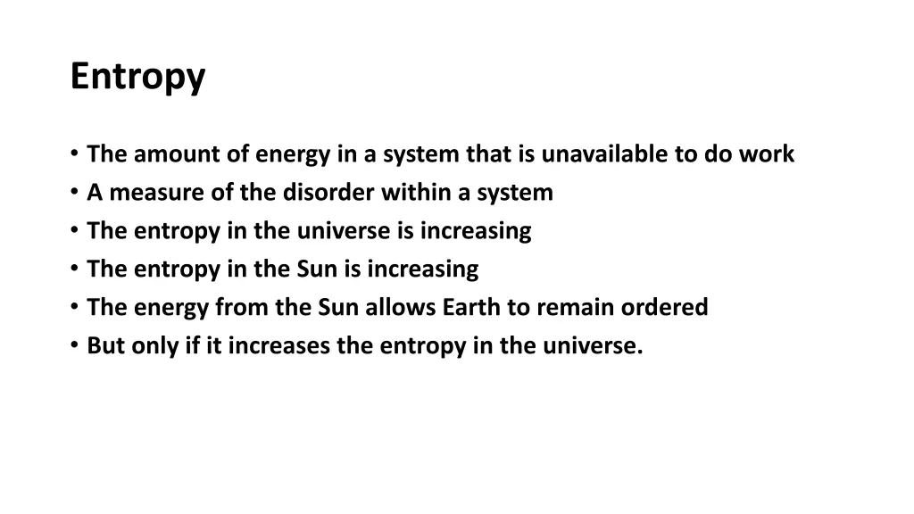 entropy