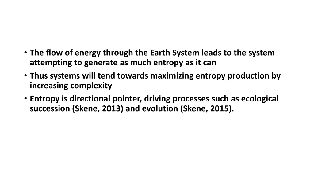 the flow of energy through the earth system leads
