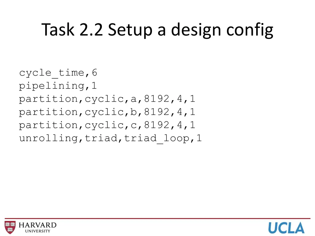 task 2 2 setup a design config 1