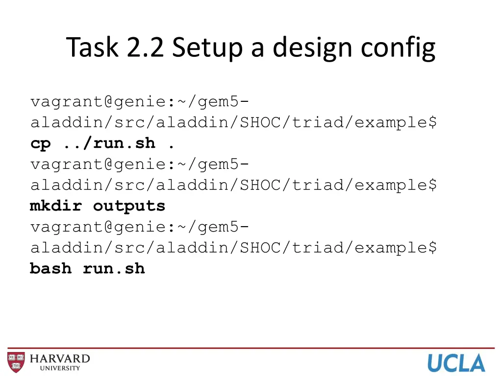 task 2 2 setup a design config 2