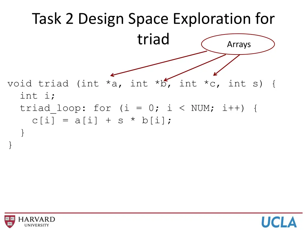 task 2 design space exploration for triad 1