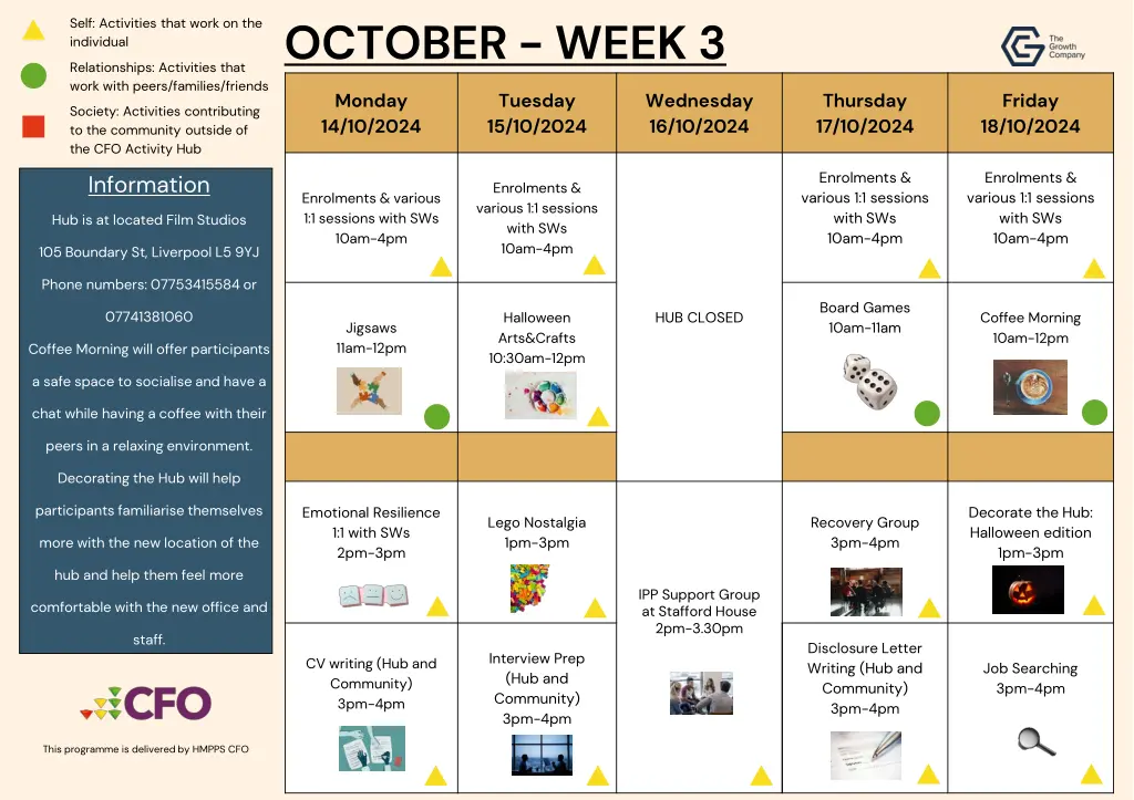 october week 3