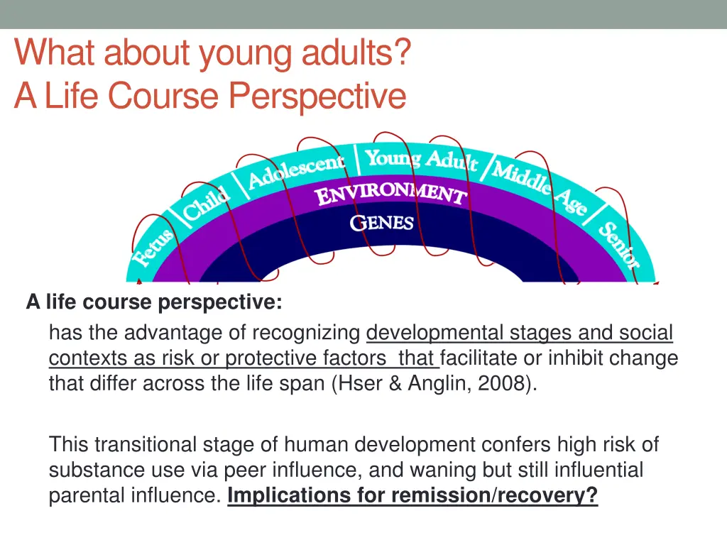 what about young adults a life course perspective