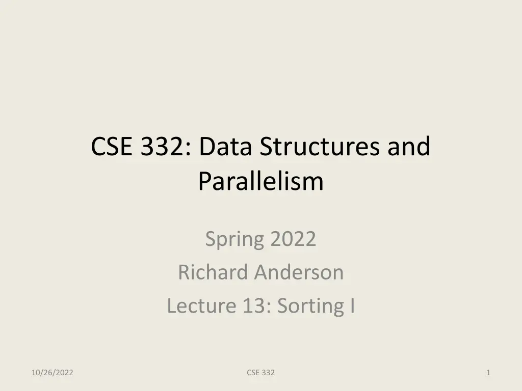 cse 332 data structures and parallelism