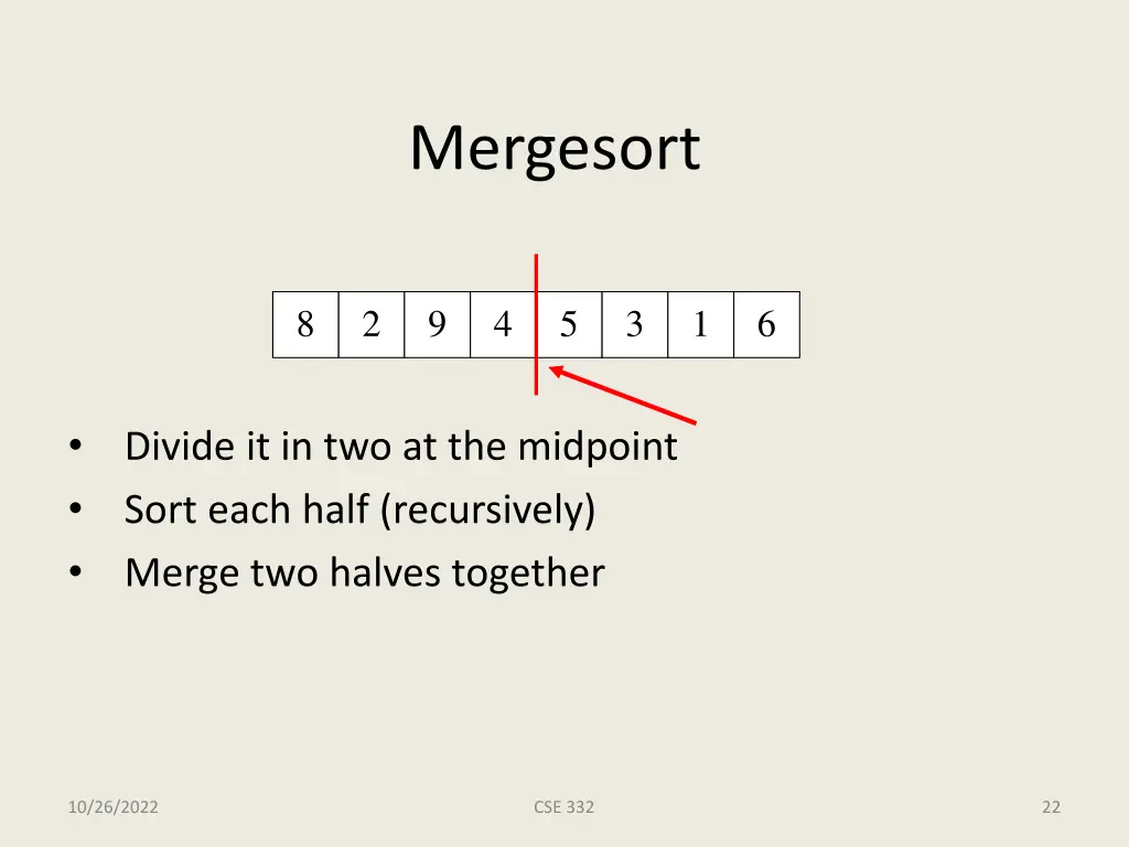 mergesort