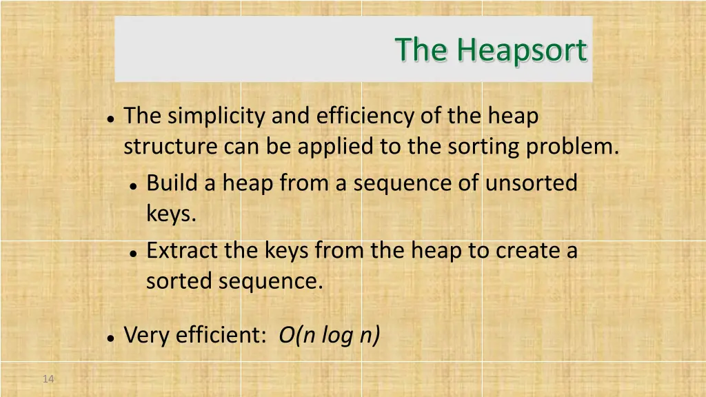 the heapsort