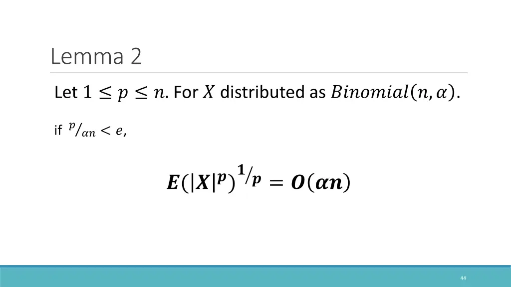 lemma 2