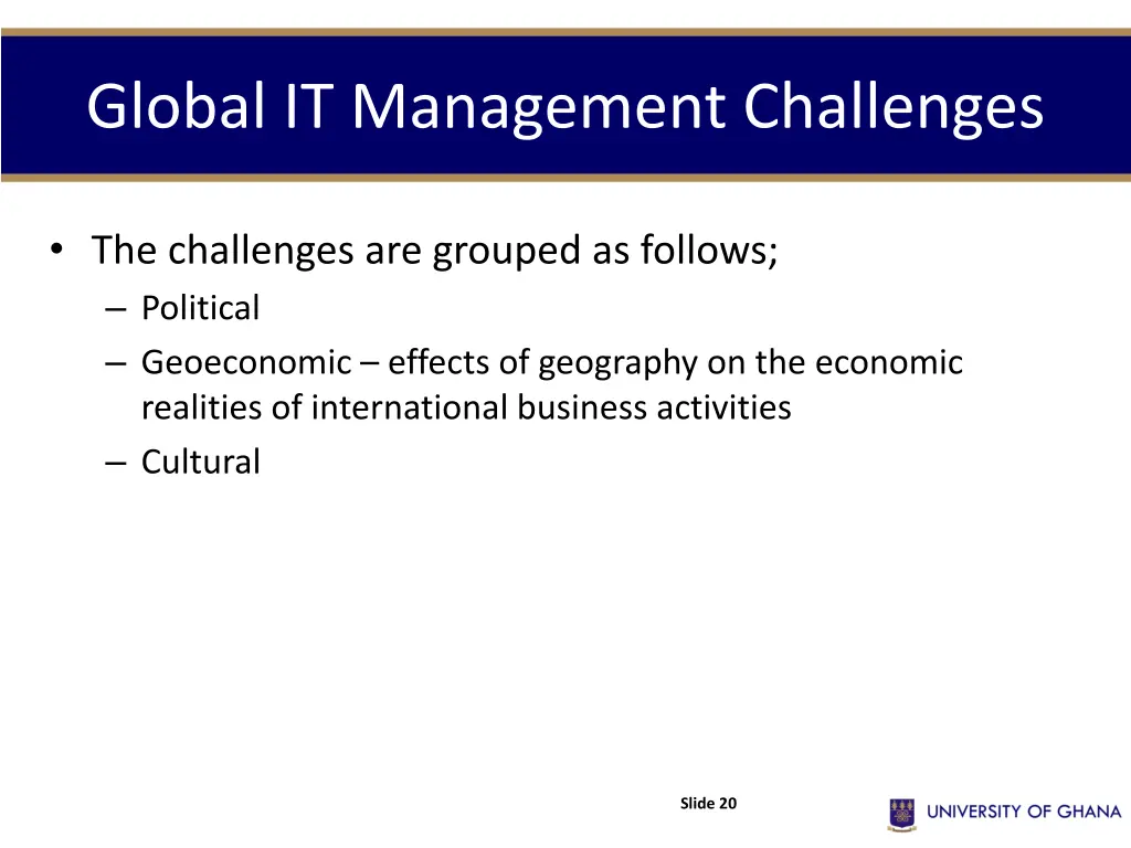 global it management challenges