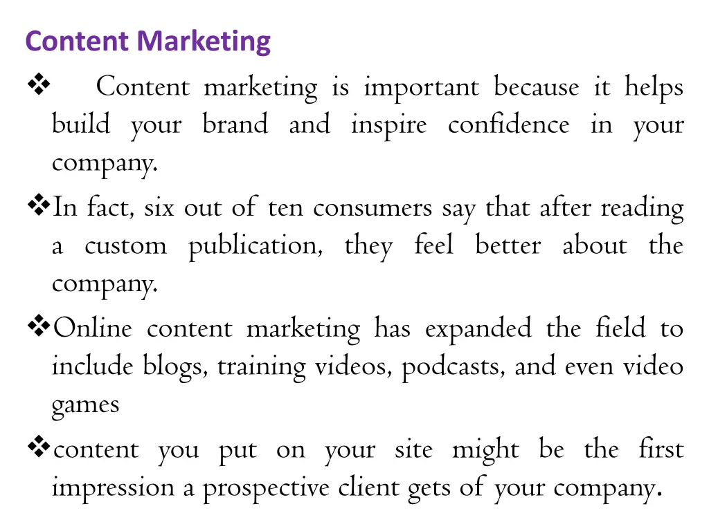 content marketing content marketing is important