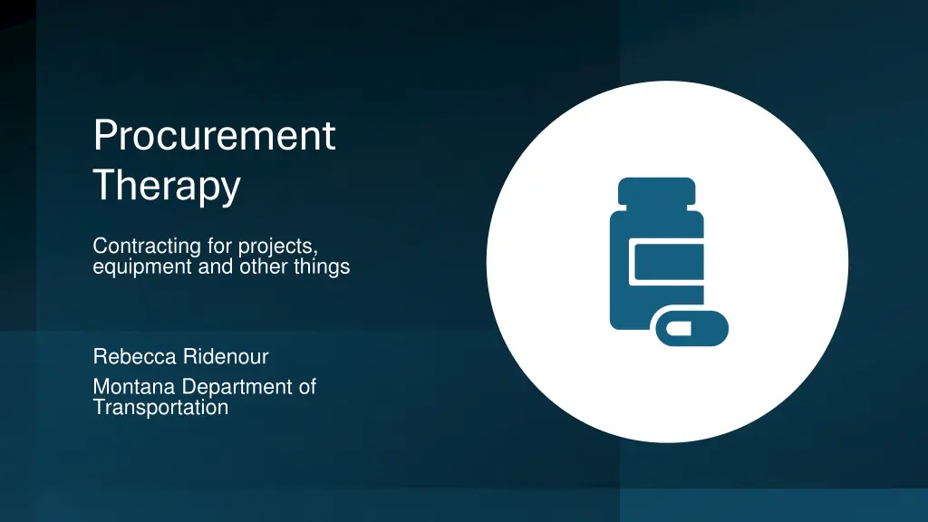 procurement therapy
