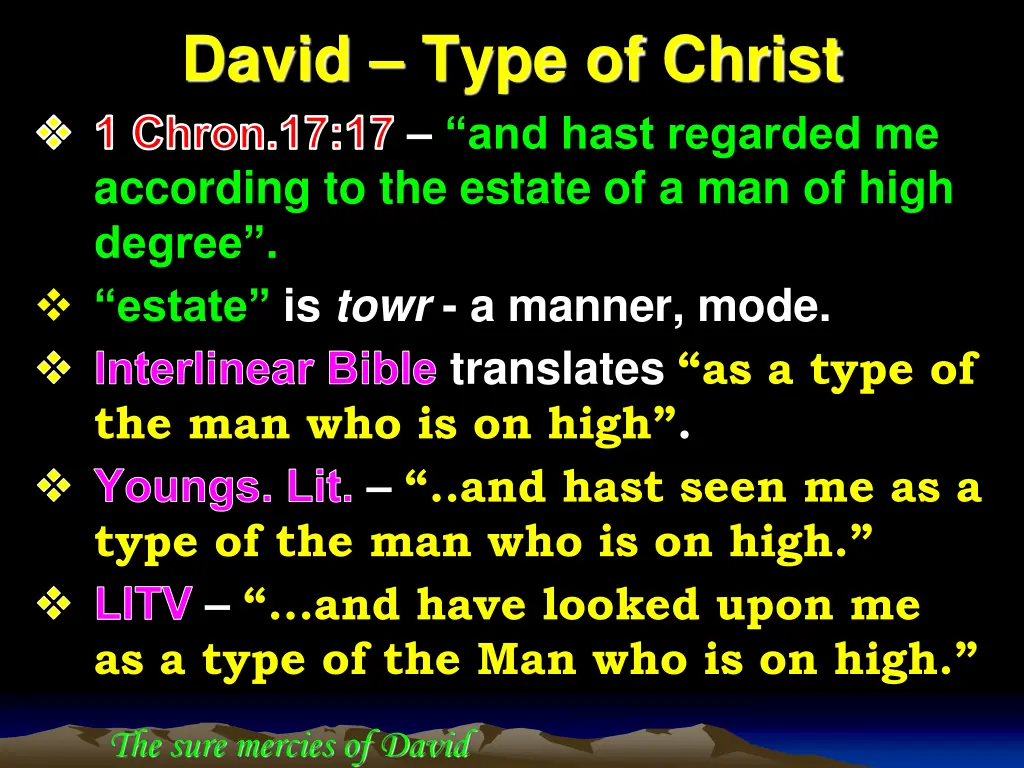 david type of christ