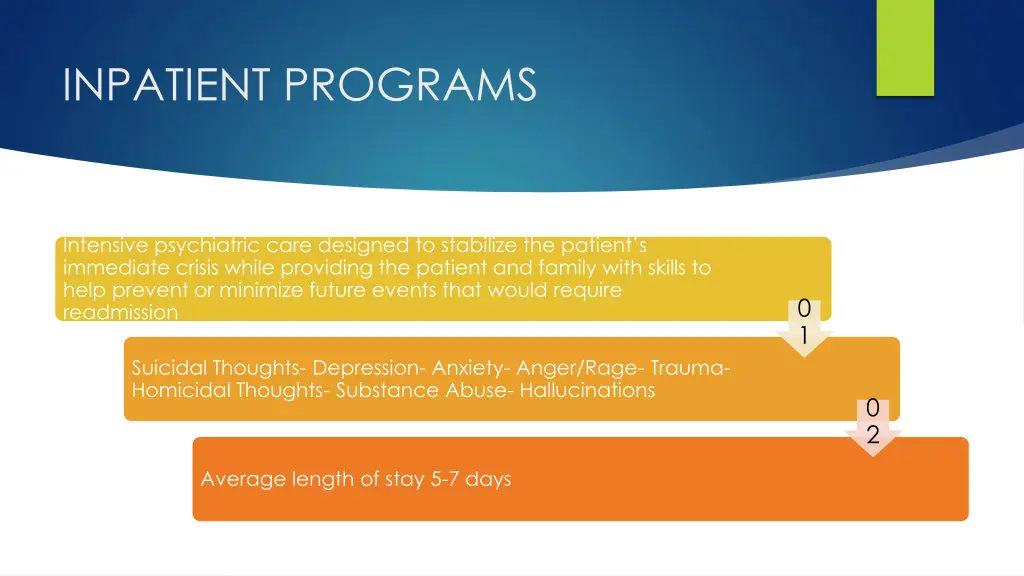 inpatient programs