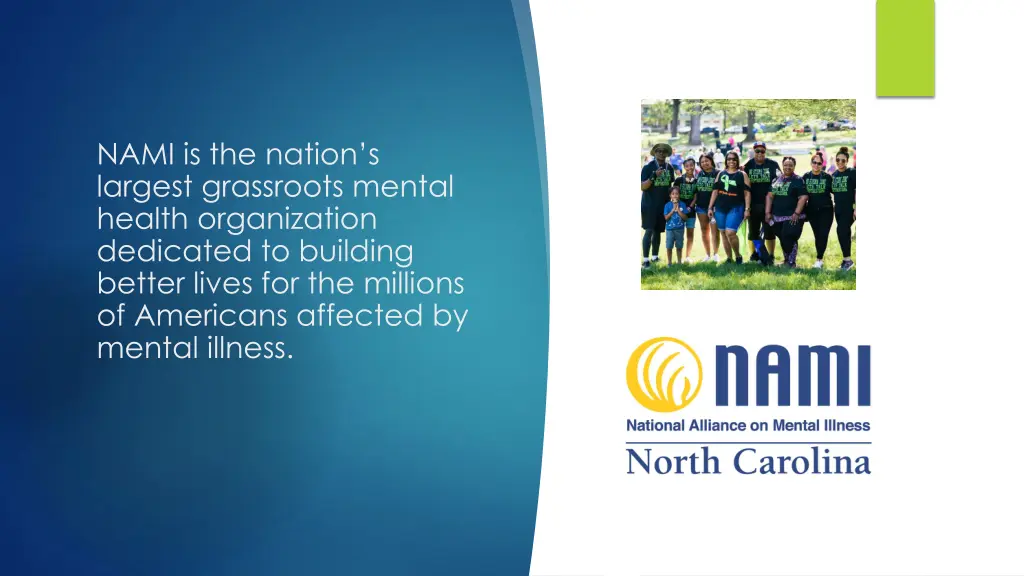 nami is the nation s largest grassroots mental