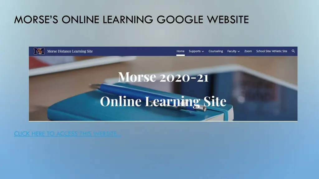 morse s online learning google website