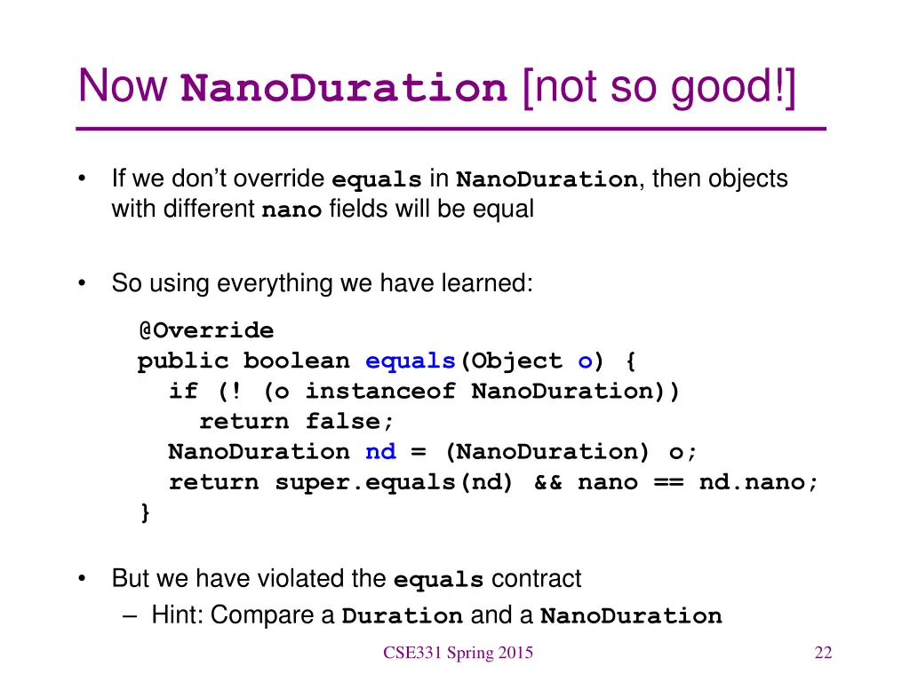 now nanoduration not so good