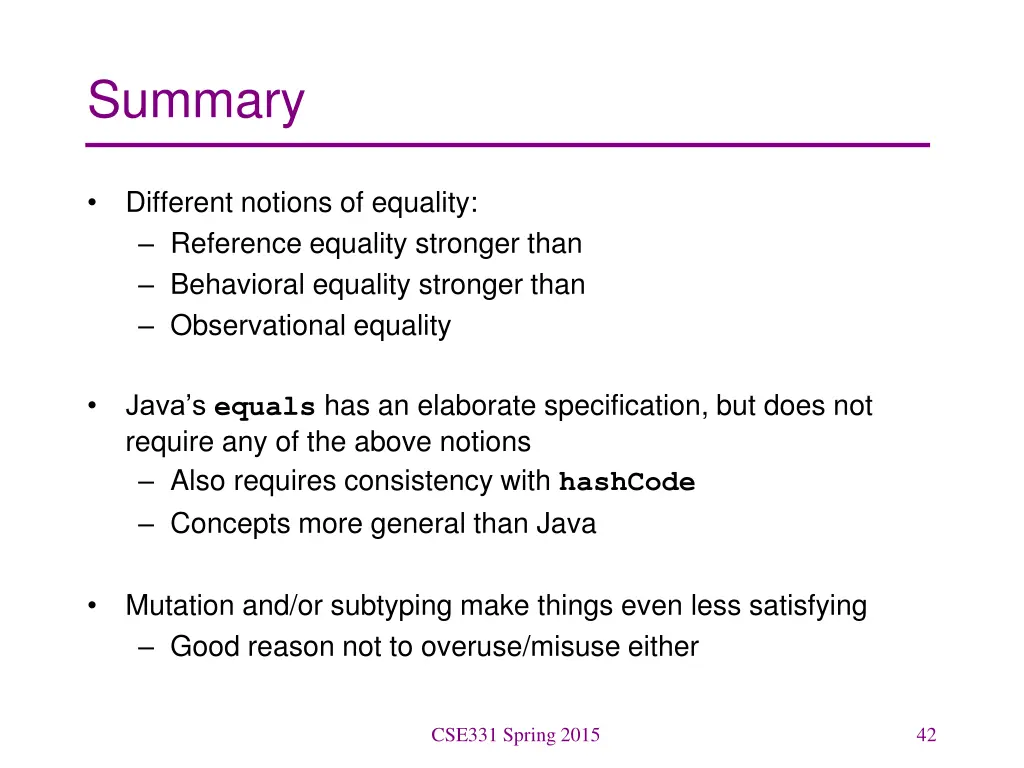 summary