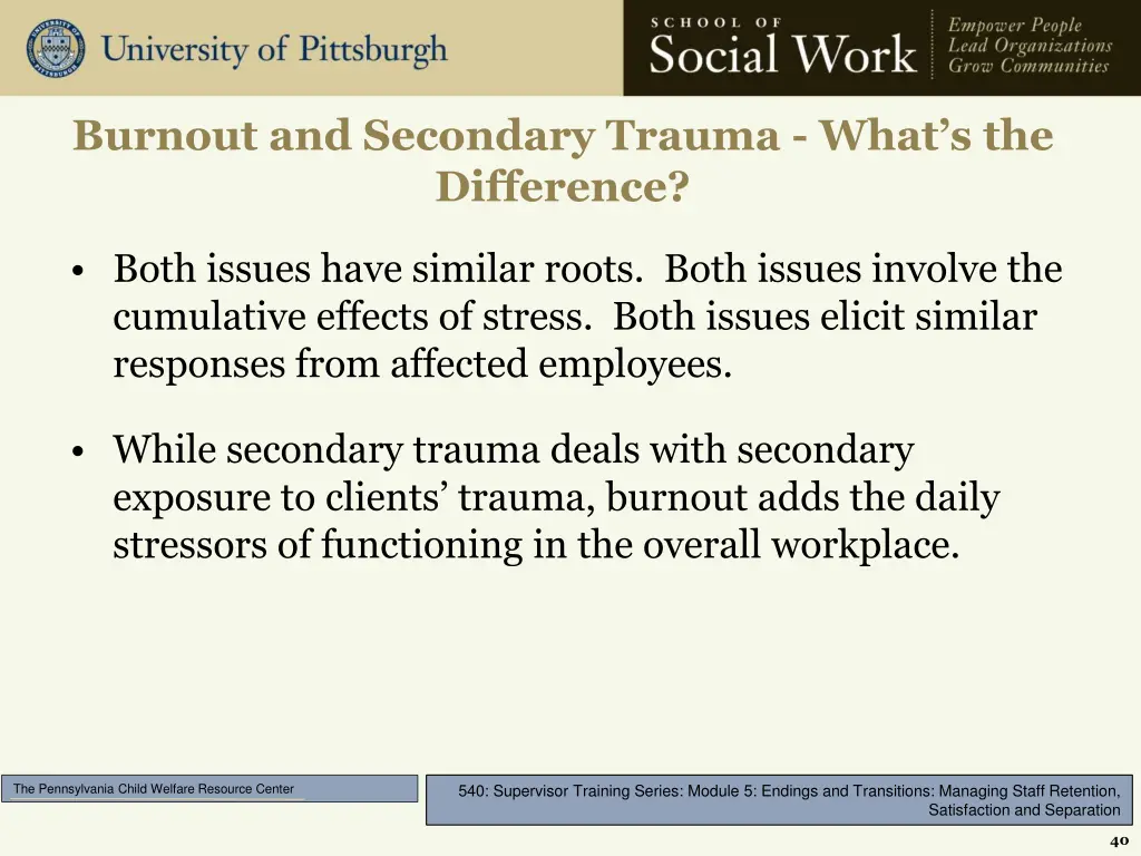 burnout and secondary trauma what s the difference