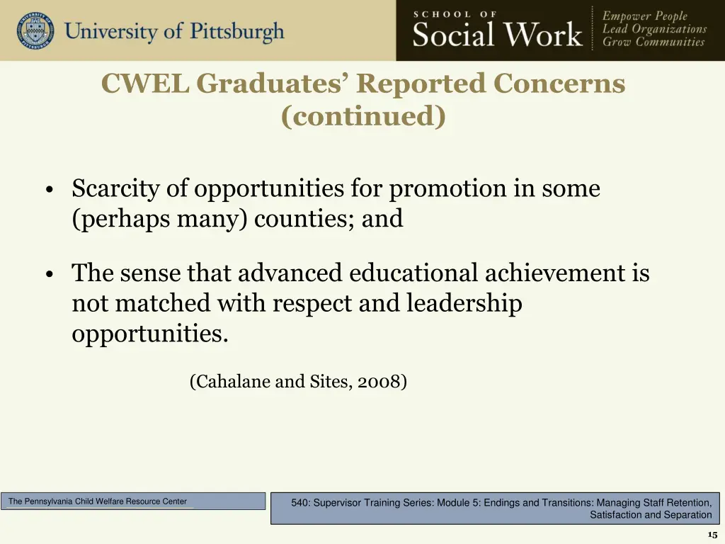cwel graduates reported concerns continued 1