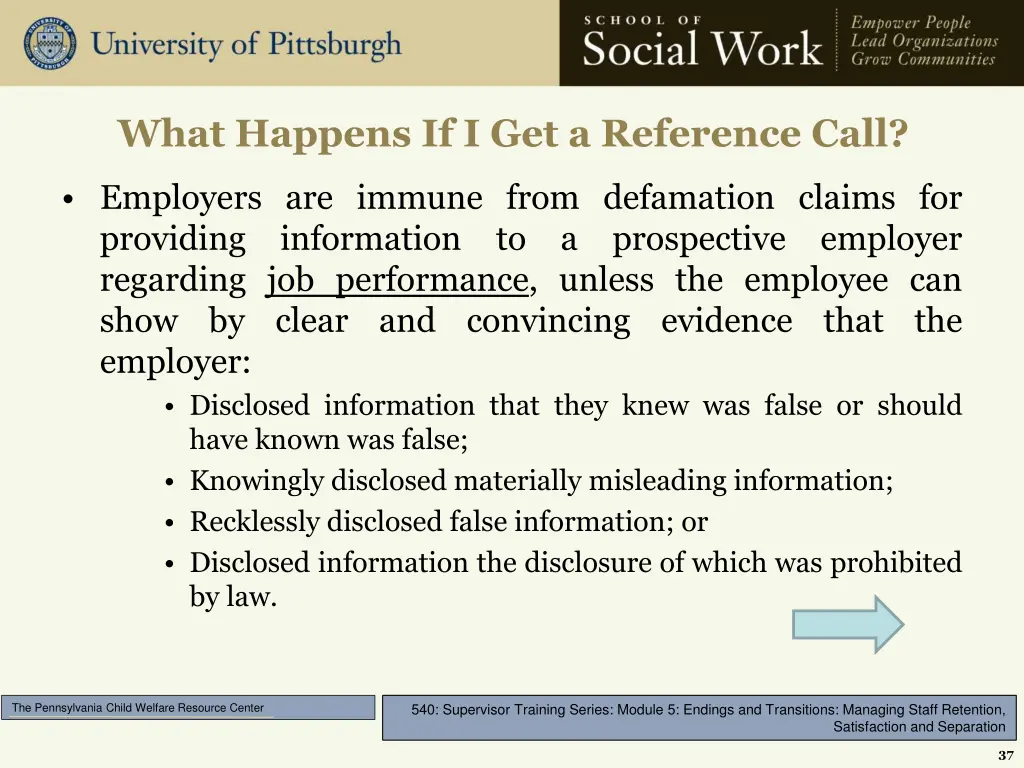 what happens if i get a reference call