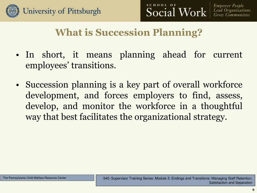 what is succession planning
