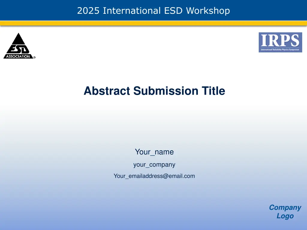 2025 international esd workshop
