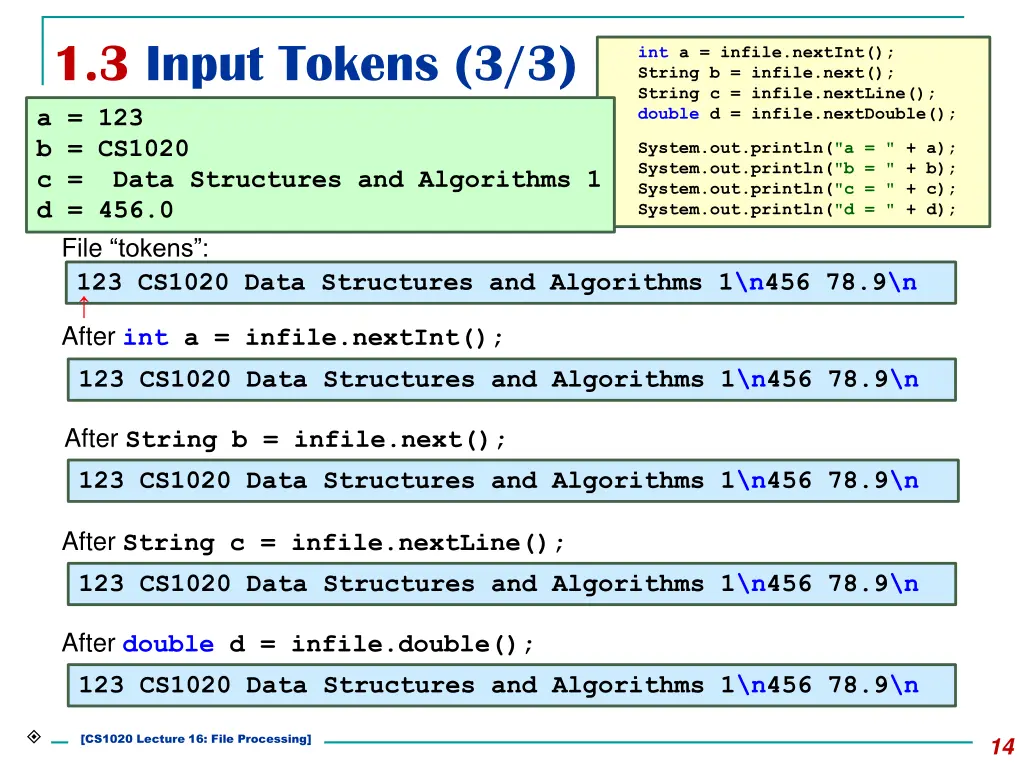 1 3 input tokens 3 3