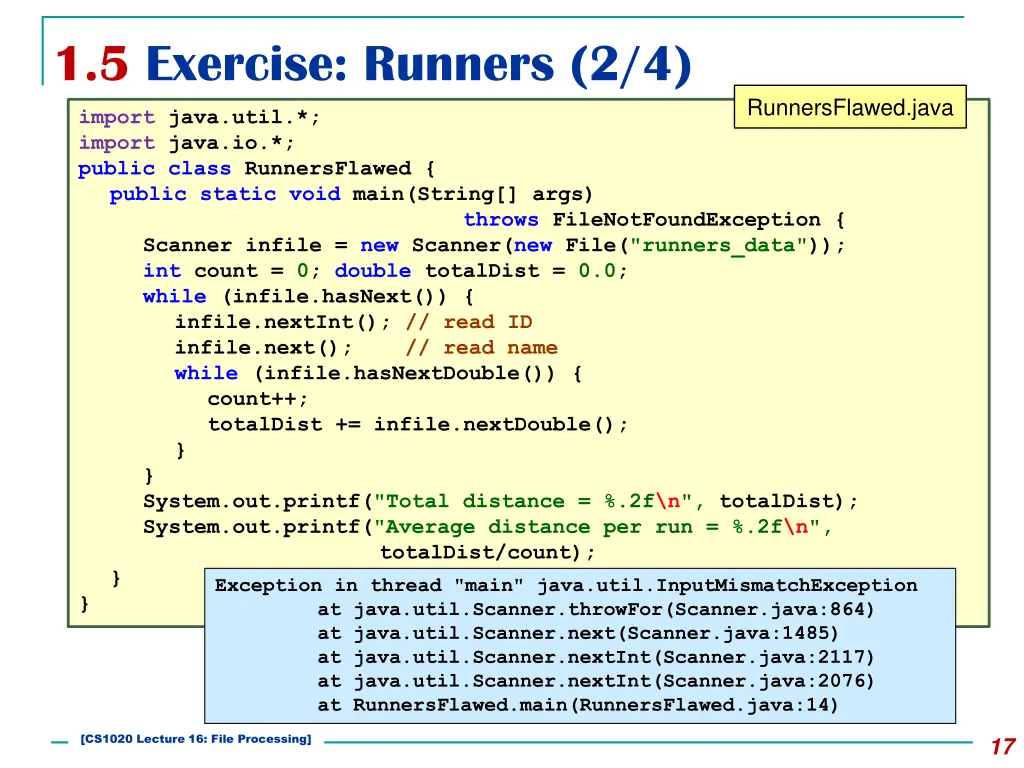1 5 exercise runners 2 4